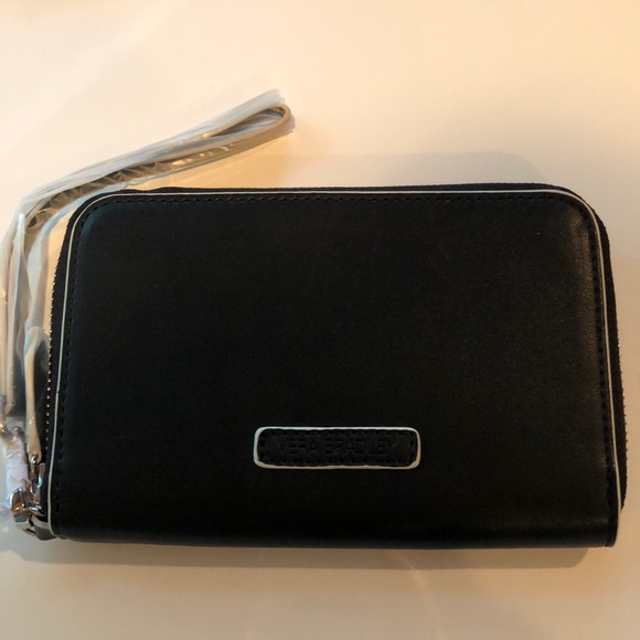 Vera Bradley Handbags - Vera Bradley zip around wristlet - black